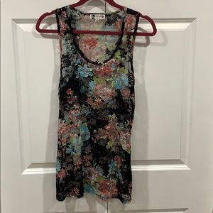 Sheer tank top